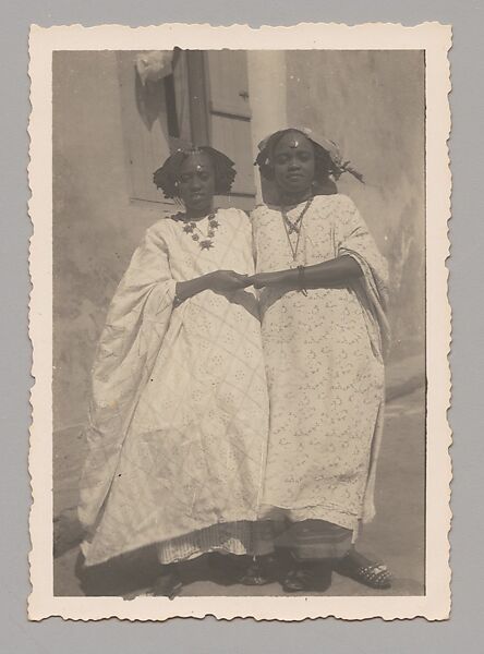 Two Women Holding Hands, Macky Kane (Senegalese) (?), Gelatin silver print 