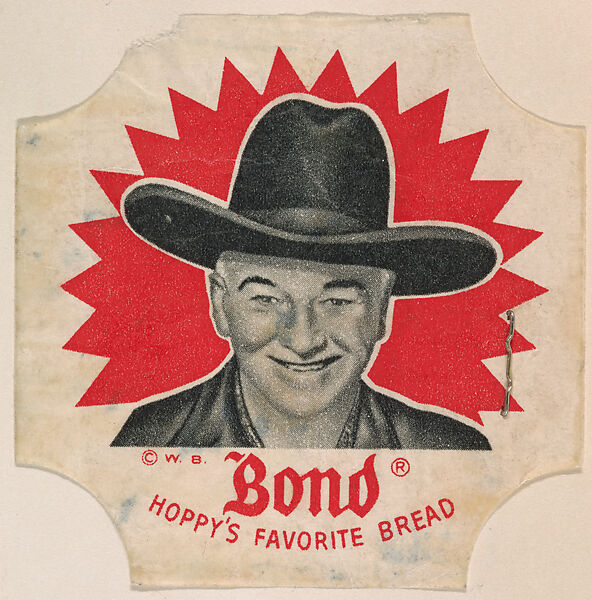 Hoppy's Favorite Bread, from the Bread End Labels series (D290) issued by Bond Bread, Issued by Bond Bread, Commercial color lithograph 