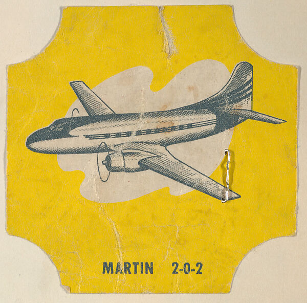 Martin 2-0-2, from the Modern Planes Bread End Labels series (D290-11) issued by Tastee Bread, Issued by Tastee Bread, Commercial color lithograph 