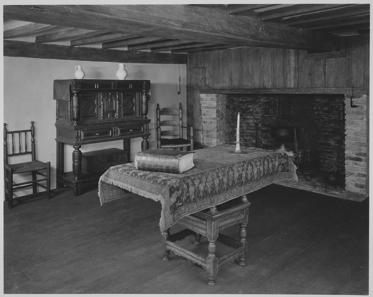 Room from the Hart House, Ipswich, Massachusetts, Wood, oak, pine, American