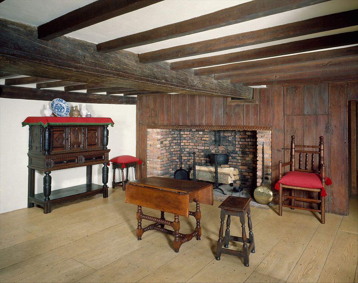 Room from the Hart House, Ipswich, Massachusetts, Wood, oak, pine, American