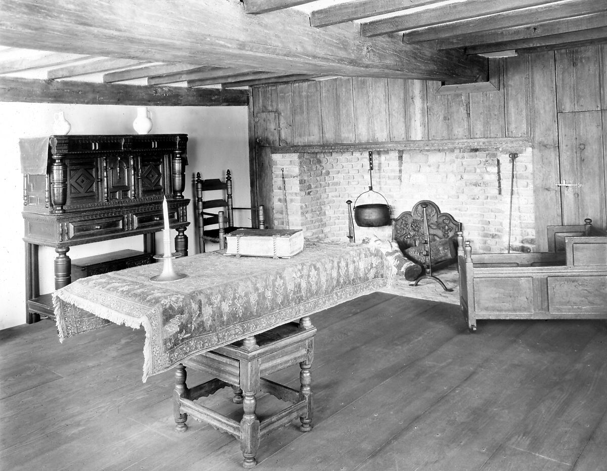 Room from the Hart House, Ipswich, Massachusetts, Wood, oak, pine, American