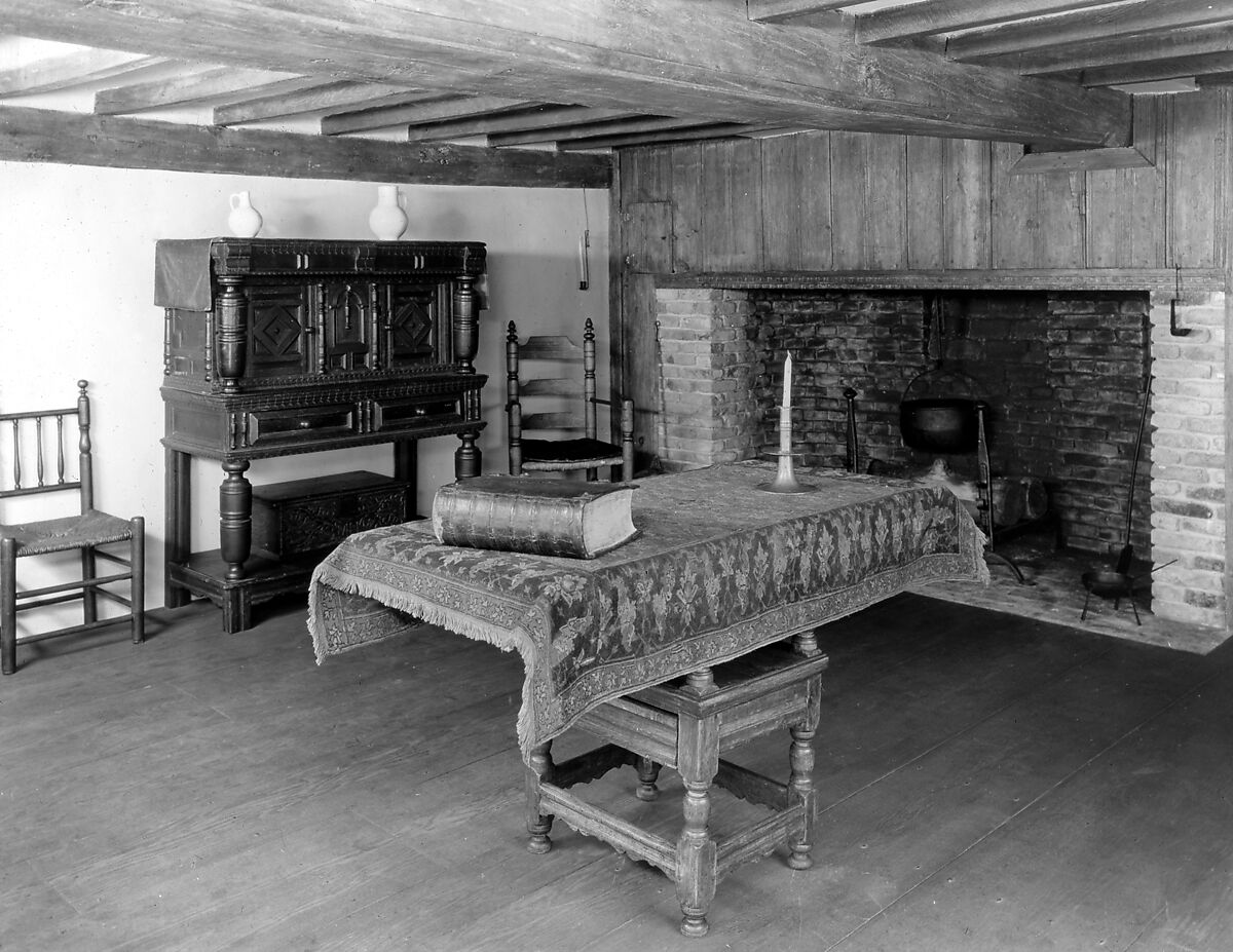 Room from the Hart House, Ipswich, Massachusetts, Wood, oak, pine, American