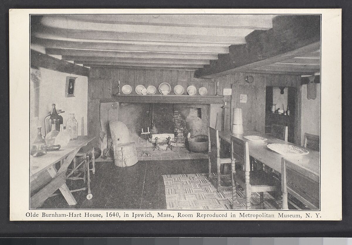 Room from the Hart House, Ipswich, Massachusetts, Wood, oak, pine, American