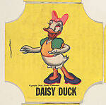 Daisy Duck, from the Disney Cartoon Characters bread end labels series (D290-6)