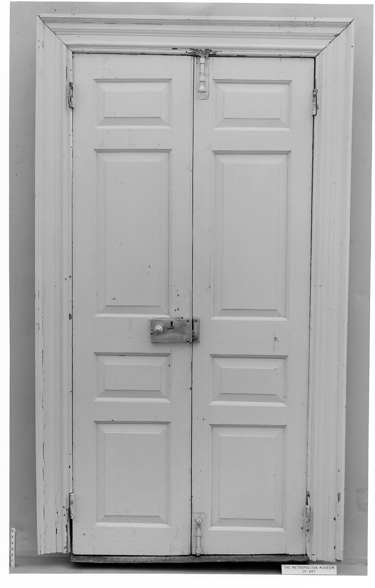 Fireplace wall paneling from the John Hewlett House, Probably John Hewlett, American