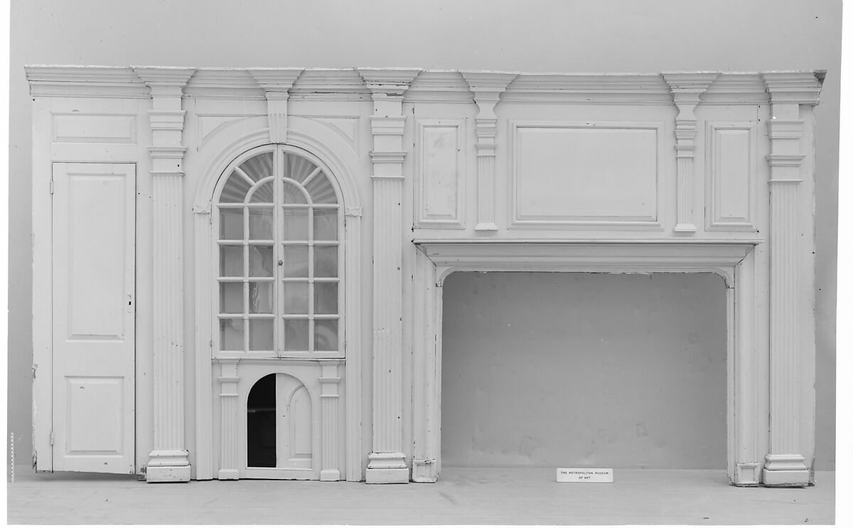 Fireplace wall paneling from the John Hewlett House, Probably John Hewlett, American