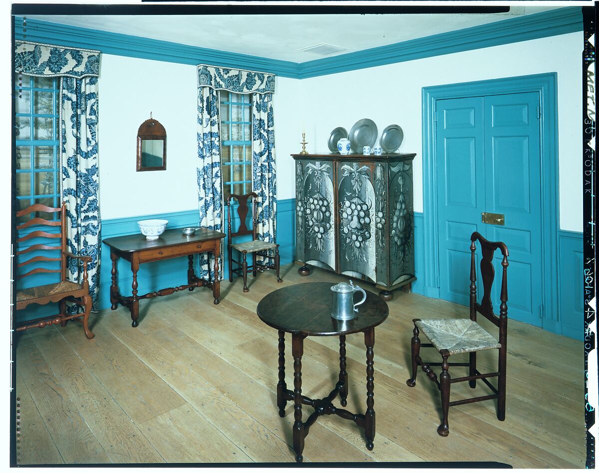 Fireplace wall paneling from the John Hewlett House, Probably John Hewlett, American