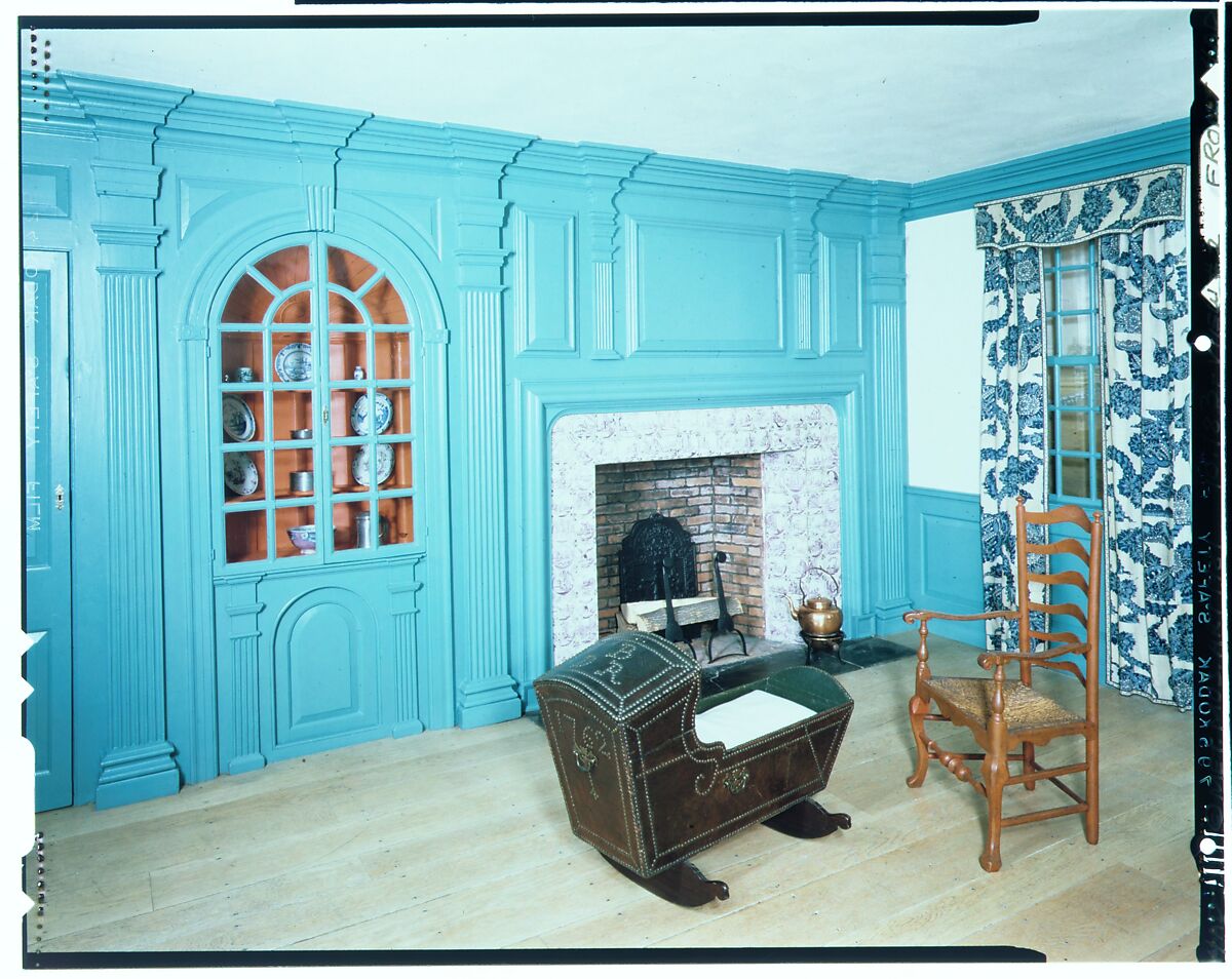 Fireplace wall paneling from the John Hewlett House, Probably John Hewlett, American