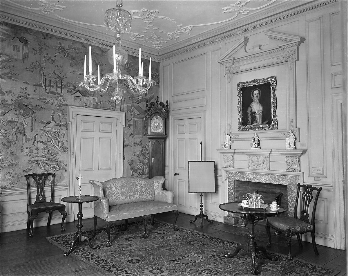 Room from the Powel House, Philadelphia, Wood and plaster, American