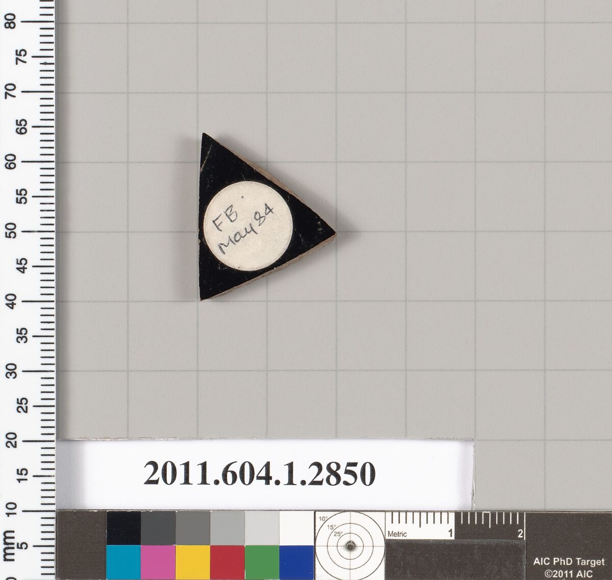 Terracotta fragment of a kylix (drinking cup), Terracotta, Greek, Attic