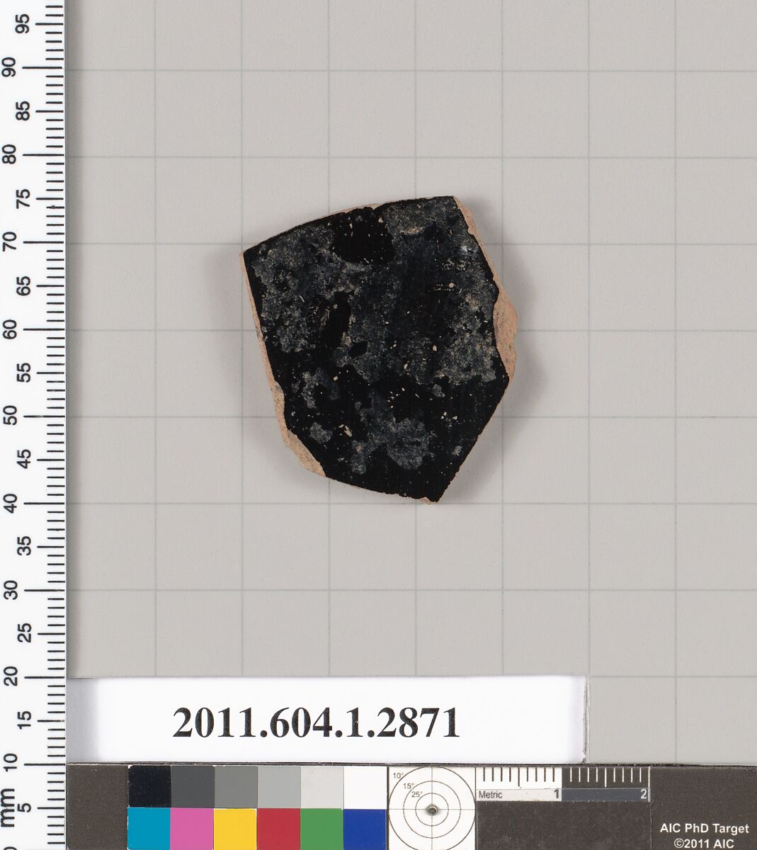 Terracotta fragment of a kylix (drinking cup), Terracotta, Greek, Attic