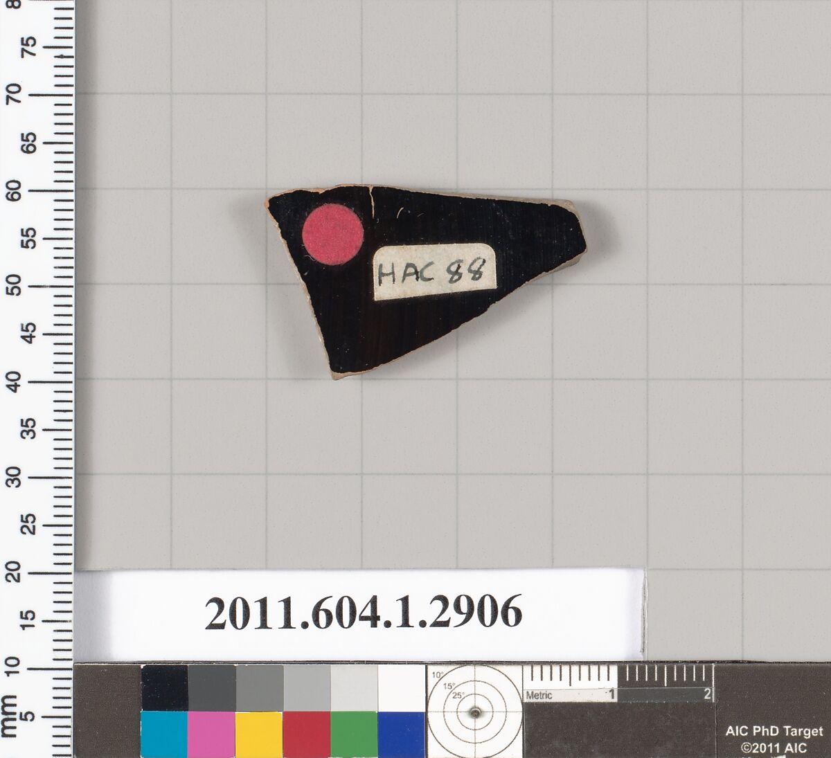 Terracotta fragment of a kylix (drinking cup), Terracotta, Greek, Attic