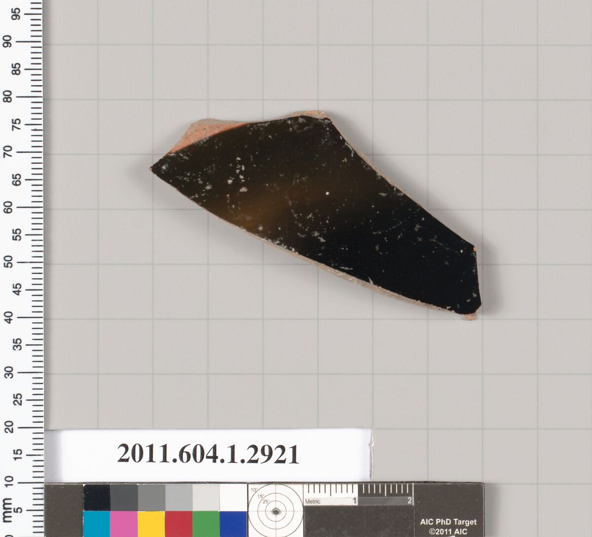 Terracotta fragment of a kylix (drinking cup), Terracotta, Greek, Attic