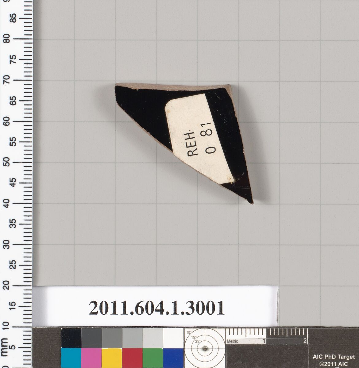 Terracotta fragment of a kylix (drinking cup), Terracotta, Greek, Attic