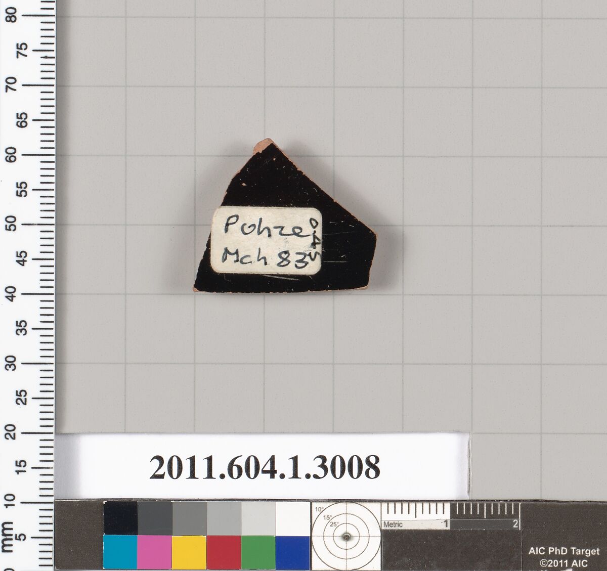 Terracotta fragment of a kylix (drinking cup), Terracotta, Greek, Attic