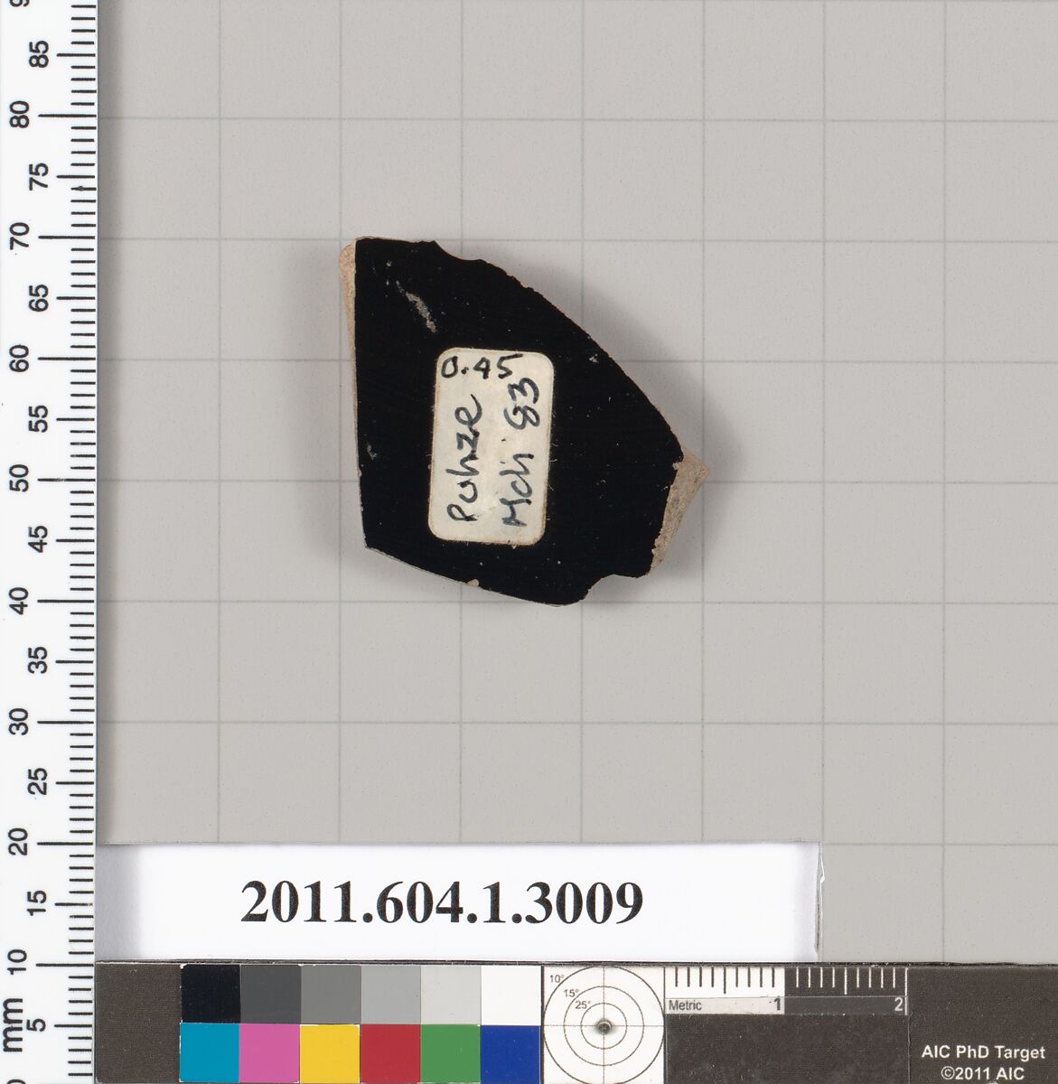 Terracotta fragment of a kylix (drinking cup), Terracotta, Greek, Attic