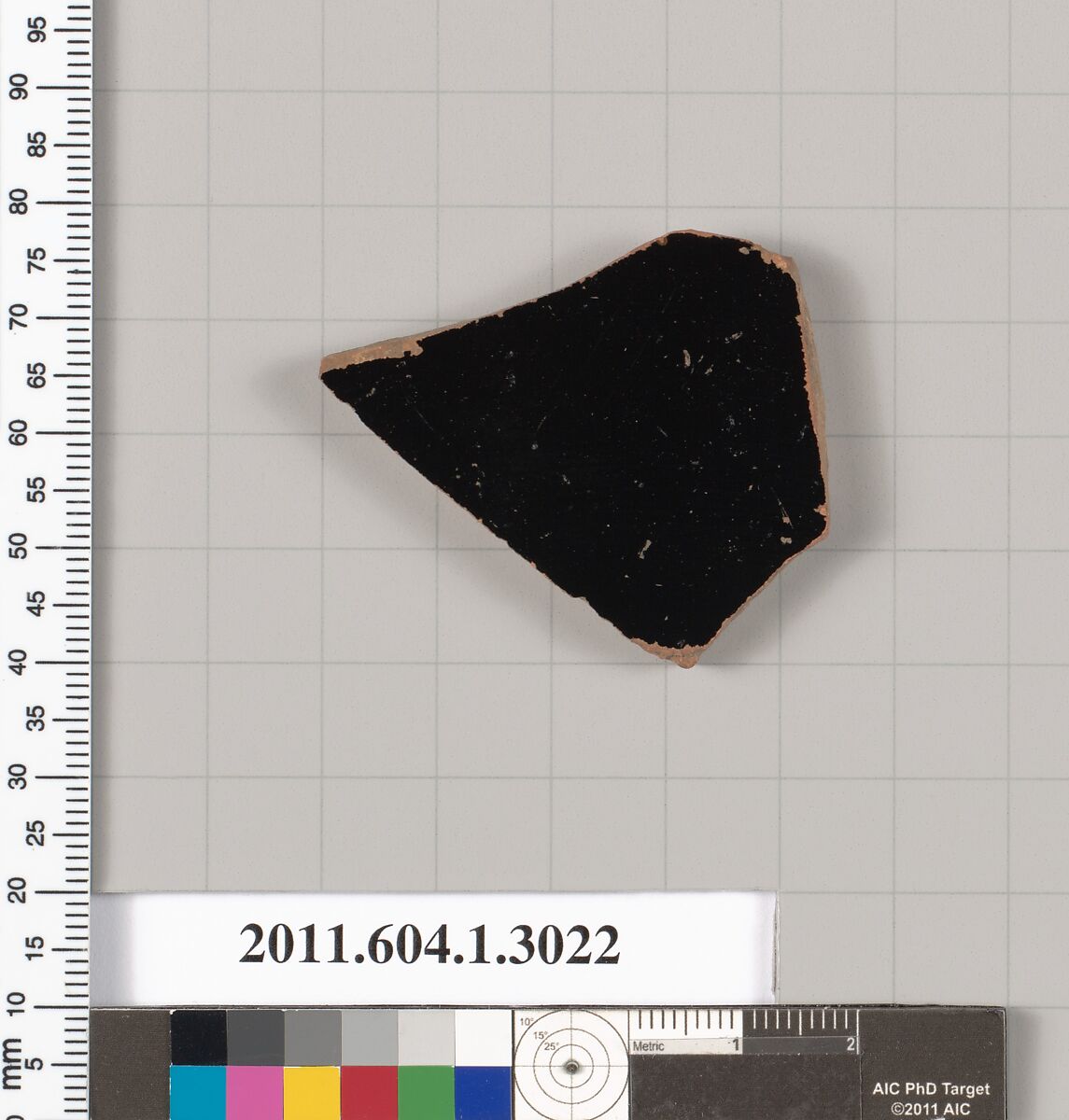 Terracotta fragment of a kylix (drinking cup), Terracotta, Greek, Attic