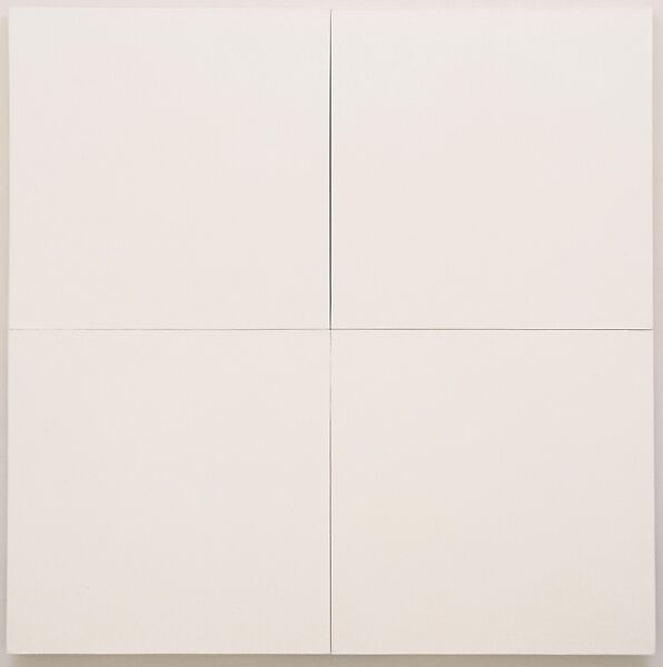 Robert Rauschenberg | White Painting [four panel] | The Metropolitan ...