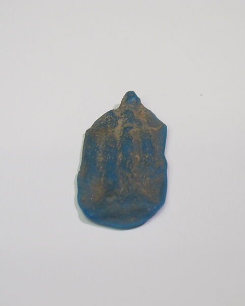 Mold-pressed amulet or fragment, Glass 