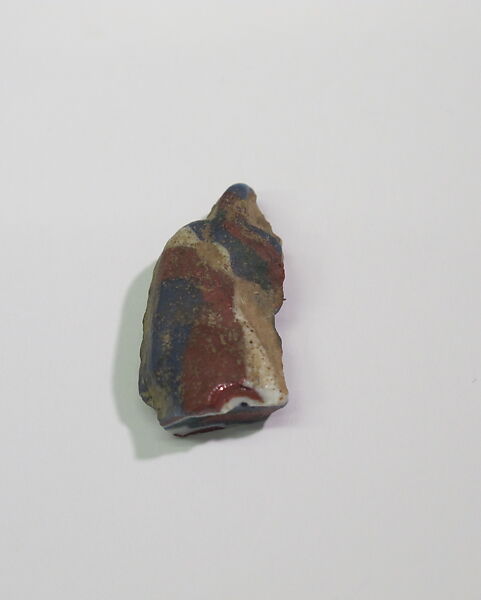 Mold-pressed amulet or fragment, Glass 