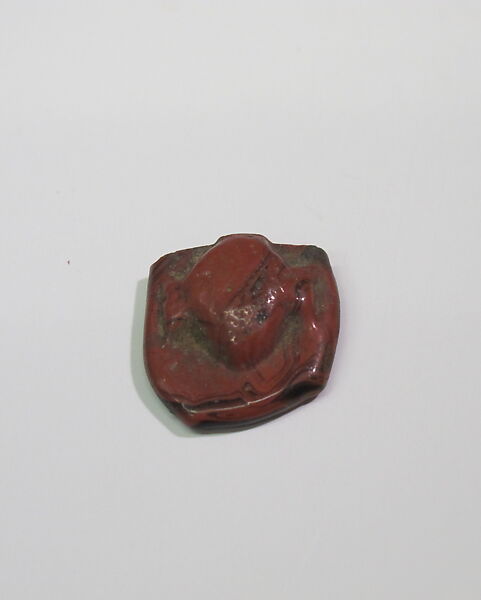 Mold-pressed amulet or fragment, Glass 