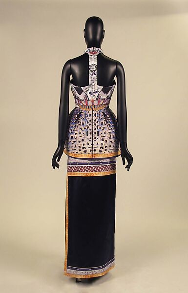 Dress, Mary Katrantzou (British, born Athens, Greece, 1983), silk, metal, British