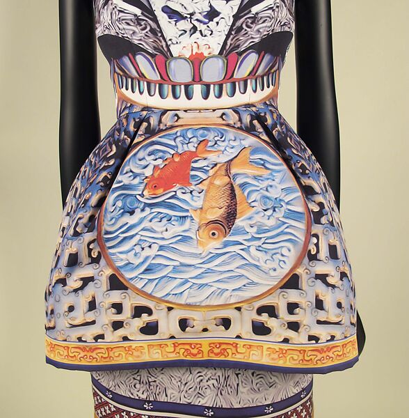 Dress, Mary Katrantzou (British, born Athens, Greece, 1983), silk, metal, British