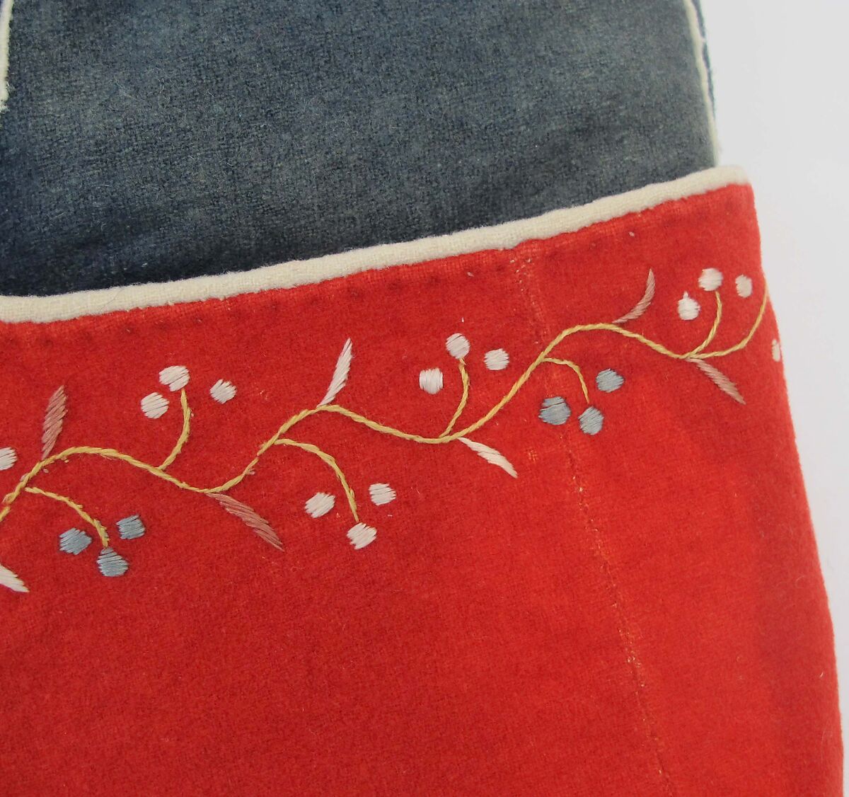 Cap, wool, cotton, linen, French