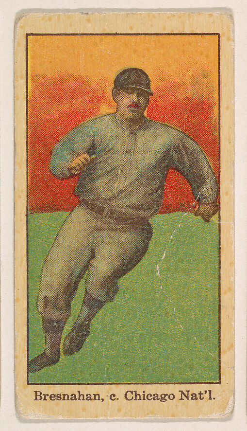 Bresnahan, Catcher, Chicago, National League, from the Baseball Players series (D303), issued by the General Baking Company, Issued by General Baking Company, Commercial color lithograph 