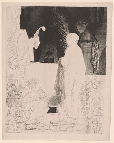 The Artist Drawing from the Model