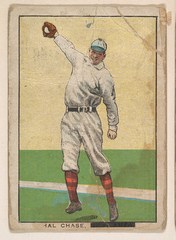 Hal Chase, from the BB Players series (D304), issued by the General Baking Company and Brunners Bread, Issued by General Baking Company, Commercial color lithograph 