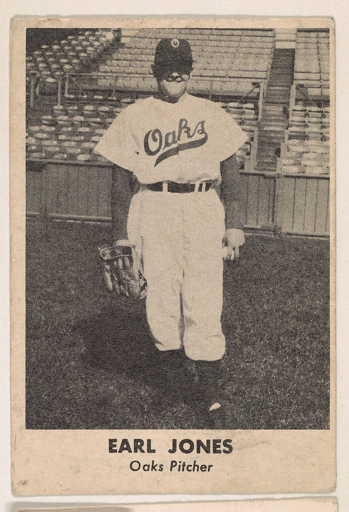 Earl Jones, Oaks Pitchder, from the Oakland Baseball Players (Oaks) series (D317), issued by Sunbeam Bread and Remar Bread, Issued by Sunbeam Bread, Commercial color lithograph 