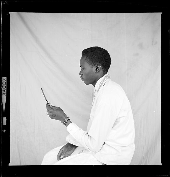 Man with a Comb, Oumar Ka (Senegalese, 1930–2020 Touba, Senegal) 