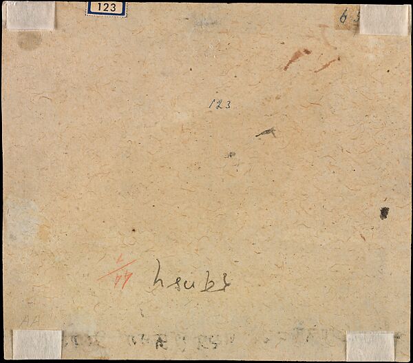 A Western Horned Pheasant, Sajnu (fl. 1806–1820), Opaque watercolor on paper, India, Punjab Hills, Mandi