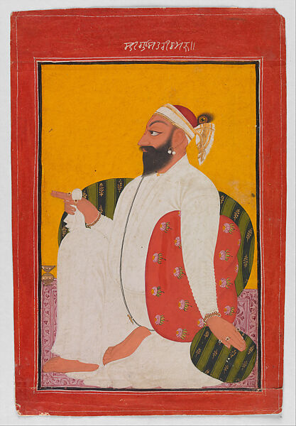 Gosain Hari Ramji, Master at the Court of Mankot (active ca. 1680–1730), Opaque watercolor and gold  on paper 