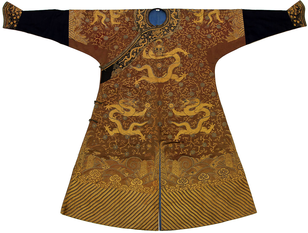 Imperial Court Robe, Silk, metallic thread, China 