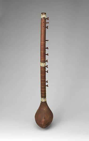 Tanbur (Tanbûr-e afġânî), Wood (mulberry), bone (probably sheep), metal., Afghan