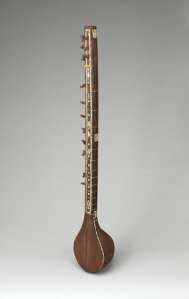 Tanbur (Tanbûr-e afġânî), Wood (mulberry), bone (probably sheep), metal., Afghan