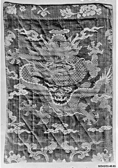 Panel, Silk, China 