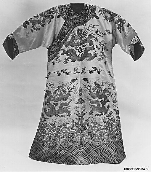 Imperial Court Robe, Silk, metallic thread, China 