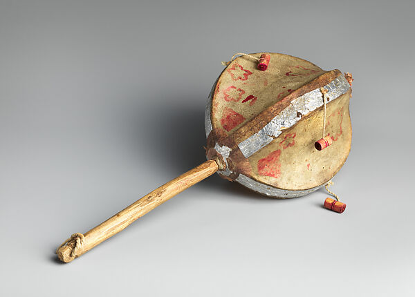 Drum, Wood, skin, string, Afghan 