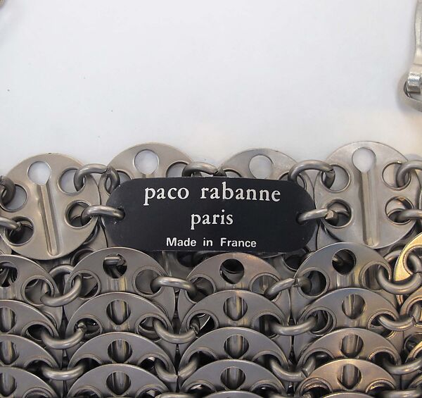Purse, Paco Rabanne (French, born Spain 1934–2023), metal, French