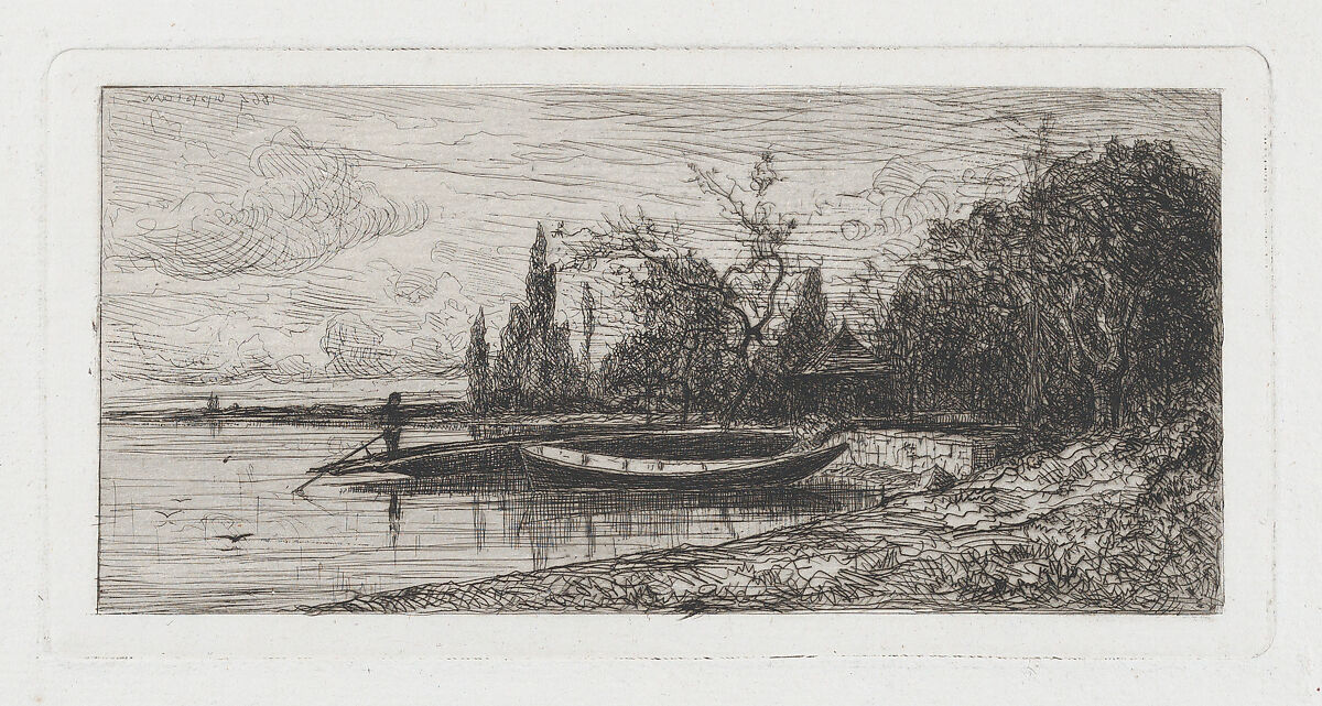 Near the Rix (Ain), Adolphe Appian (French, Lyon 1818–1898 Lyon), Etching; between second and third state of three 