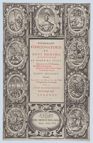 Frontispiece for Evangelicus Concionatoris, et Novi Hominis Institutionis