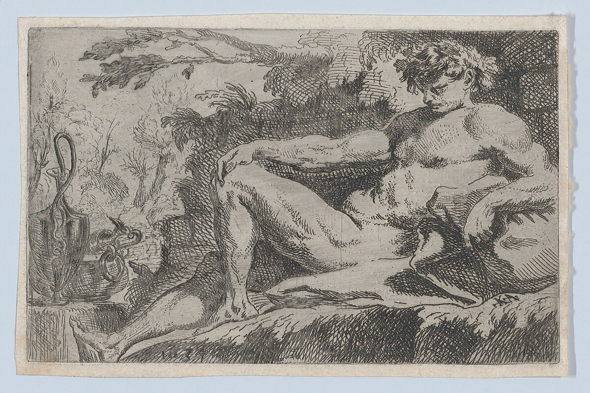 Autumn, Charles Audran (French, Paris 1594–1674 Paris), Etching 