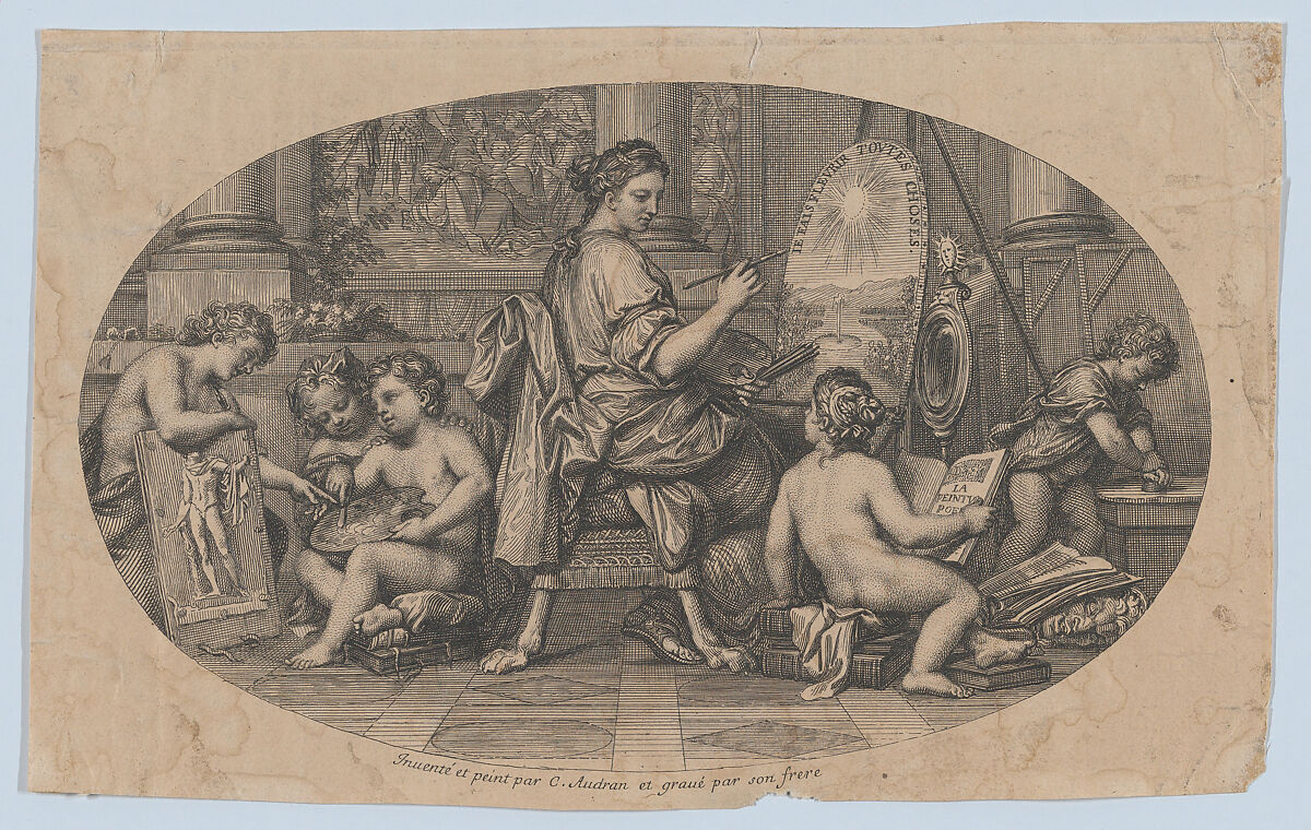 Painting, Jean Audran (French, Lyons 1667–1756 Paris), Etching 