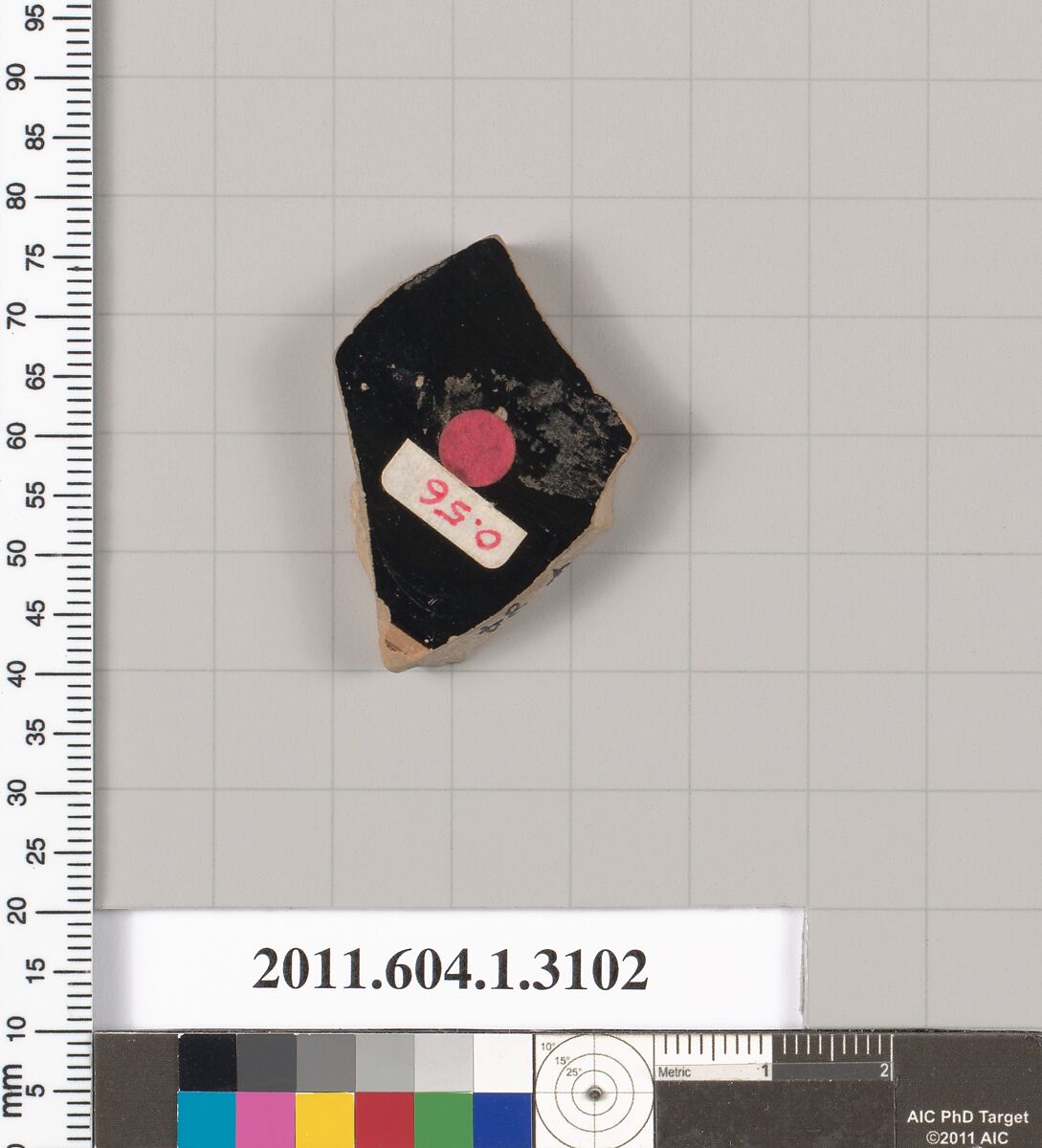 Terracotta fragment of a kylix (drinking cup), Terracotta, Greek, Attic