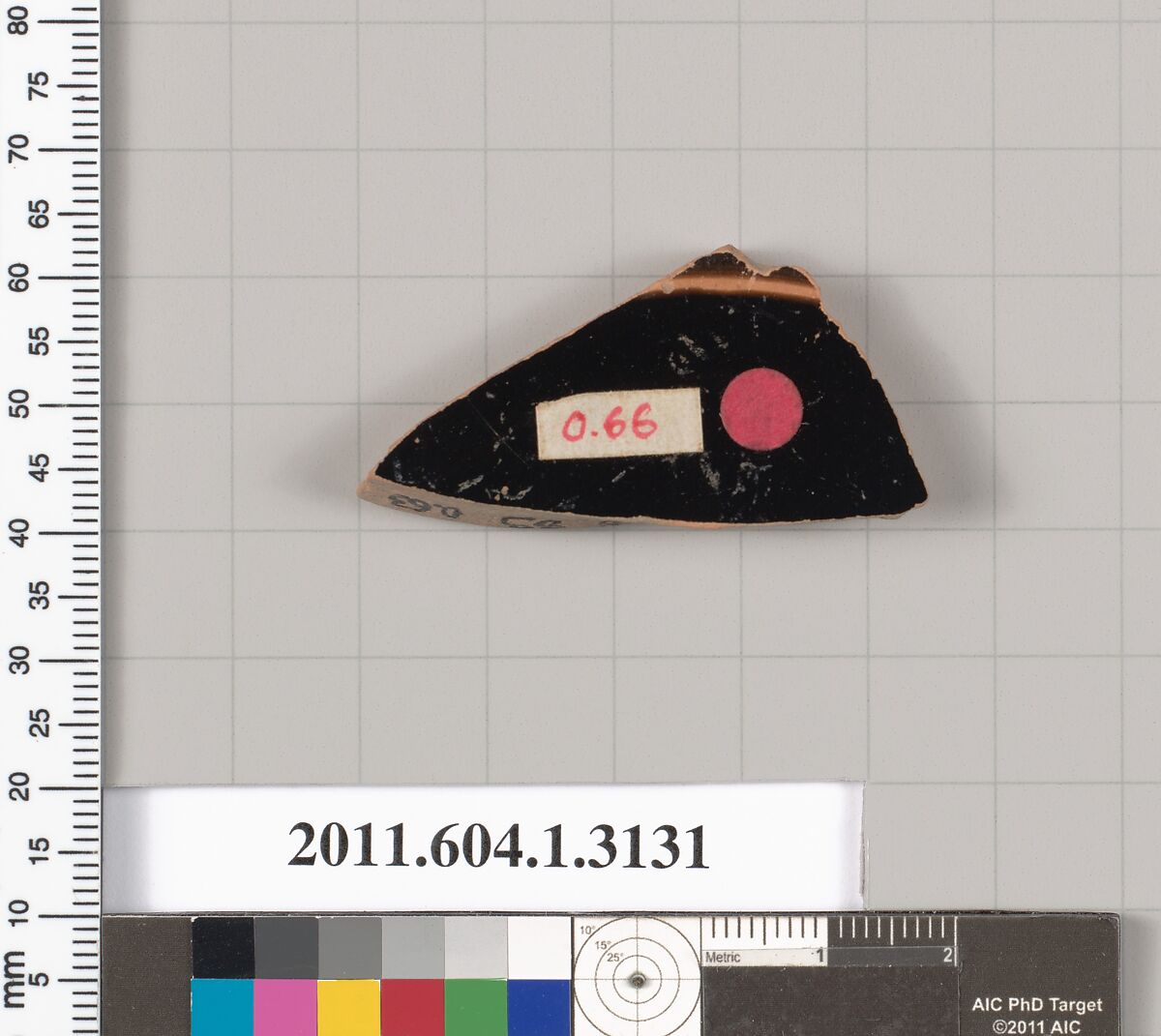 Terracotta fragment of a kylix (drinking cup), Terracotta, Greek, Attic