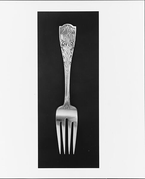 Salad Fork, Designed by George Washington Maher (1864–1926), Silver, silver gilt, American 